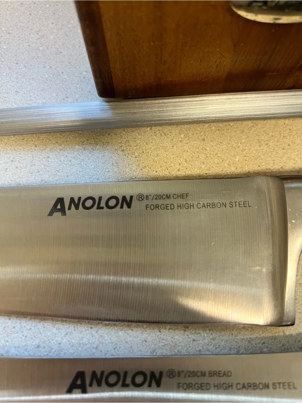 Anolon Advanced SureGrip Forged High Carbon Steel 15 Pc Knife Block Set
